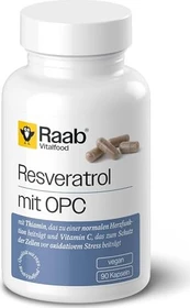 Raab Vitalfood Resveratrol mit OPC Kapseln, 90 Stück