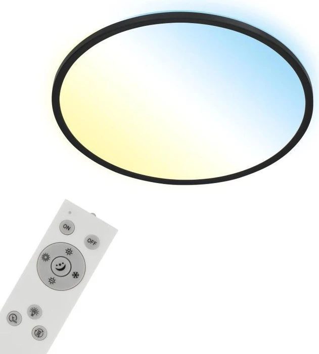 Briloner Slim LED Deckenleuchte 31W 48cm schwarz