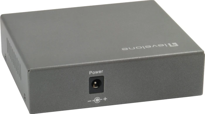 LevelOne GEP Desktop Gigabit Switch, 5x RJ-45, 60W PoE+
