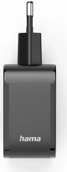 Hama Schnellladegerät 2x USB-C PD 1x USB-A QC 65W schwarz
