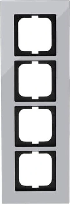 Busch-Jaeger Carat Abdeckrahmen 4-fach Rahmen, chrom