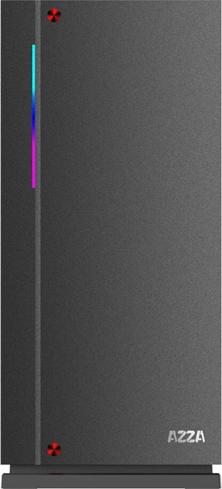 AZZA Zircon 7000, schwarz, Glasfenster