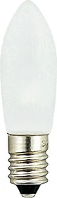 Konstsmide Riffelkerze 1.5V LED Ersatzbirne für Weihnachtsbeleuchtung matt E10 0.2W, 3 Stück