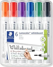 Staedtler Lumocolor Whiteboardmarker 351 sortiert, 6er-Set