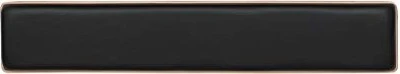 Azio Retro Classic Palm Rest, schwarz/kupfer