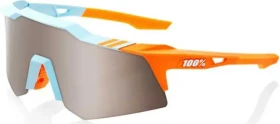 100% Speedcraft XS soft tact two tone/hiper silver mirror lens