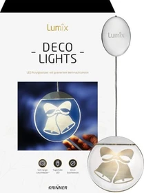 Krinner Lumix Deco Lights Glocken Fensterbild LED warmweiß
