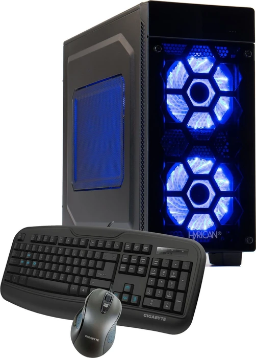 Hyrican Striker 5972, Blue, Core i7-8700, 16GB RAM, 288GB SSD, 2TB HDD, GeForce GTX 1070