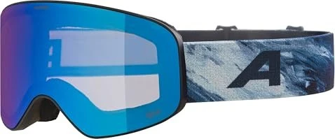 Alpina Fernie Q-Lite black-blue mat/mirror blue (Junior)