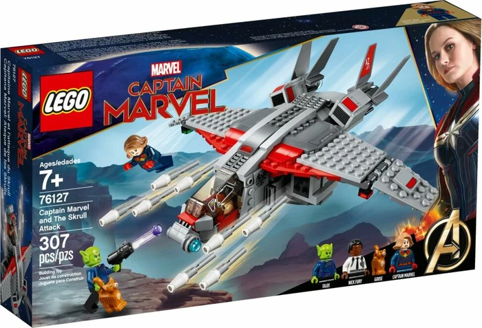 LEGO Marvel Super Heroes Spielset - Captain Marvel und die Skrull-Attacke