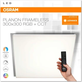 Osram Ledvance Planon Frameless RGB CCT LED Panel 30x30 24W