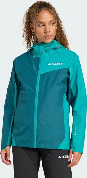 adidas Terrex Multi 2.5L Rain.RDY Funktionsjacke mystery green/pure teal (Damen)