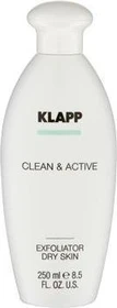 Klapp Clean & Active Exfoliator Lotion Dry Skin, 250ml