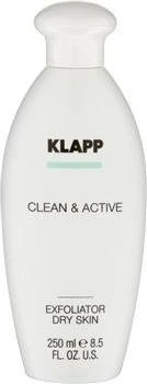Klapp Clean & Active Exfoliator Lotion Dry Skin, 250ml