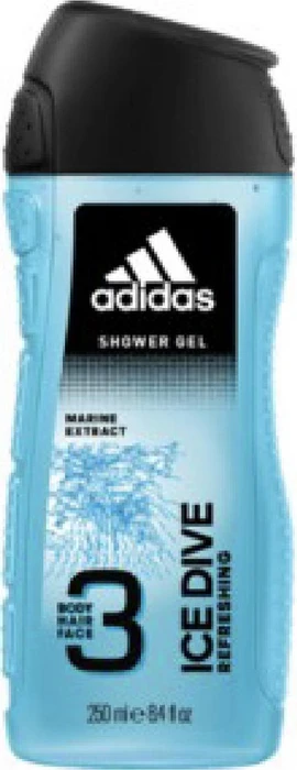 adidas Ice Dive Shower Gel, 250ml