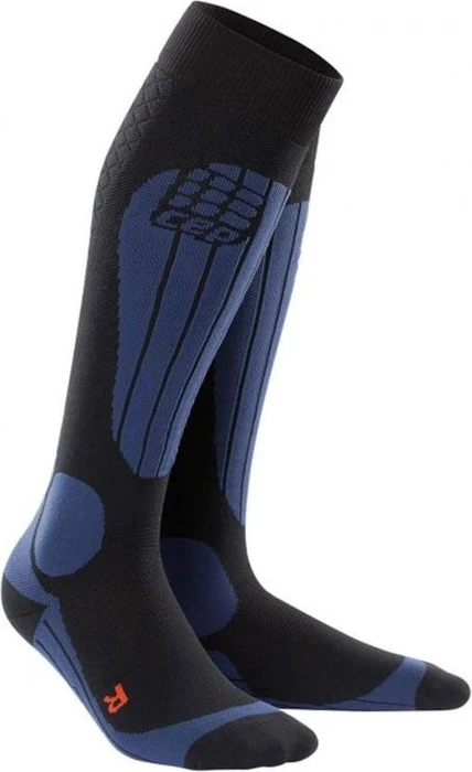CEP Thermo Skisocken black/deep blue (Herren)