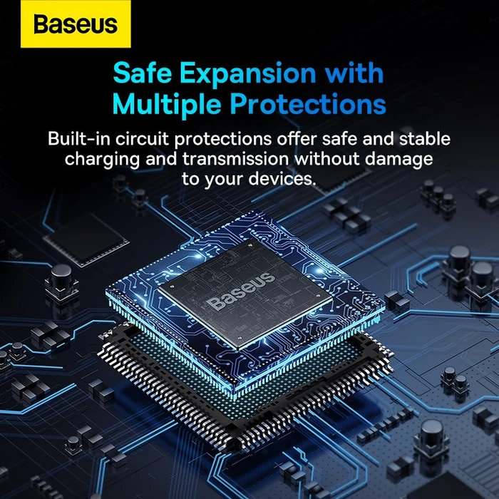 Baseus AcmeJoy 5-in-1 Hub, USB-C 3.0 [Stecker]
