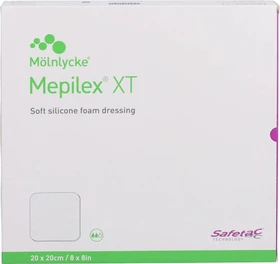 Mölnlycke Mepilex XT Schaumverband, 20 x 20cm, 5 Stück