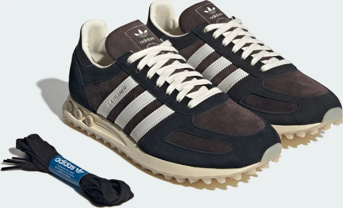adidas LA Trainer OG core black/off white/matte gold