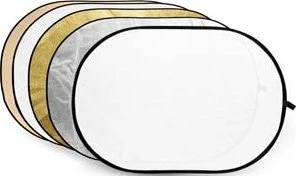 Godox Collapsible 5-in-1 Reflector Disc Gold, Silber, Soft-Gold, Weiß, Transluzent RFT-06 80x120cm
