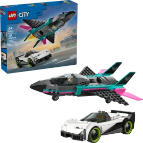 LEGO City - Düsenflieger vs. Rennauto