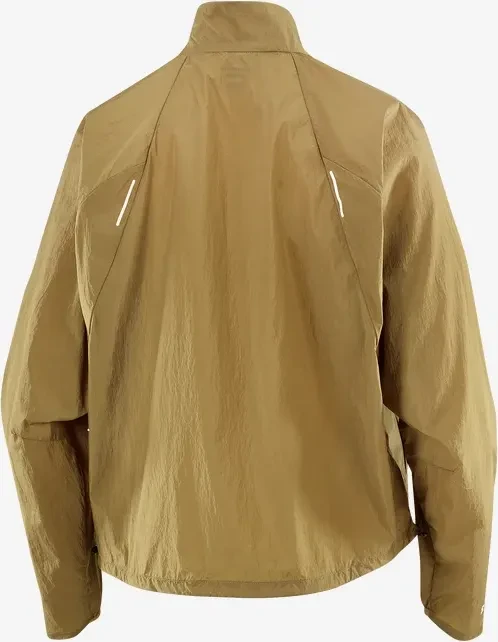Salomon SHAKEout Fly Laufjacke brilliant olive (Damen)