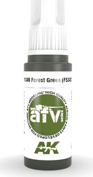 AK-Interactive 3rd Gen Acrylic Colors AFV Series forest green fs34079, 17ml