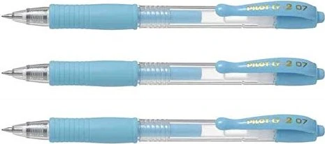 Pilot G2-7 Medium Tintenroller (Mine) pastellblau