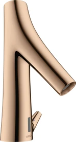 Hansgrohe Axor Starck Organic elektrische Waschbeckenarmatur mit Temperaturregulierung und Netzanschluss polished red gold