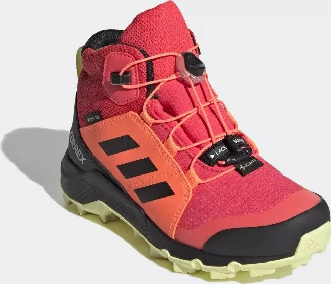 adidas Terrex Mid GTX shock red/core black/yellow tint (Junior)