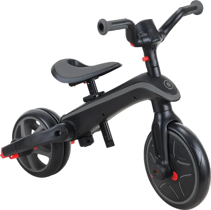 Globber Explorer Trike Foldable 4in1 schwarz/grau