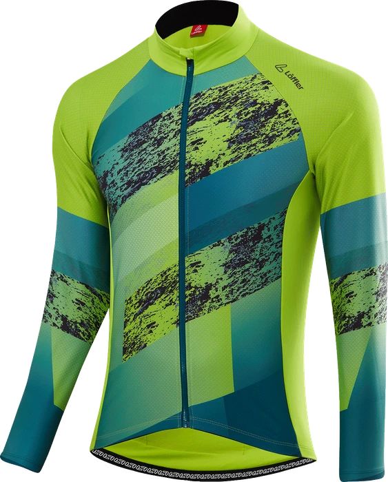 Löffler Shalerock Trikot langarm light green (Herren)