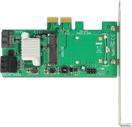 DeLOCK PCIe -> SATA, PCIe -> mSATA