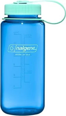 Nalgene Wide Mouth Sustain Trinkflasche 473ml cornflower