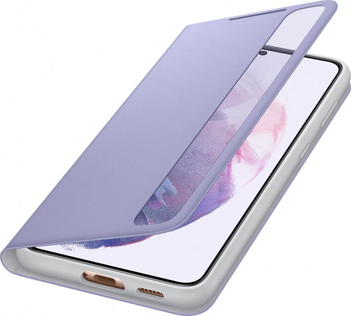 Samsung Clear View Cover für Galaxy S21+ violett