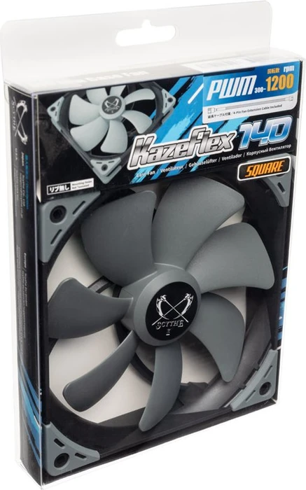Scythe Kaze Flex140 Square 1200rpm, 140mm