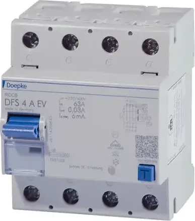 Doepke Fehlerstromschutzschalter DFS 4 063-4/0,03-A EV (09144818)