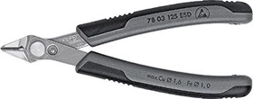 Knipex Electronic Super Knips Elektronik-Seitenschneider, 12.5cm