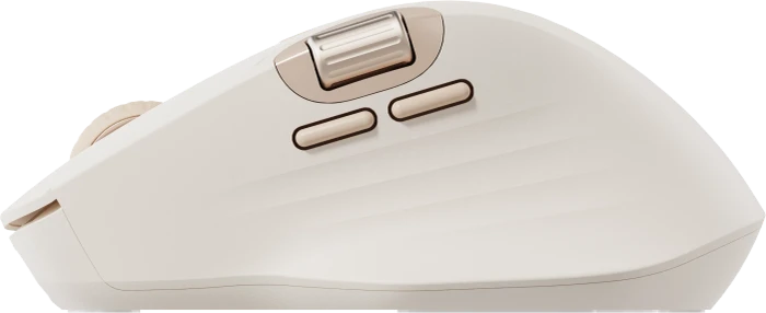 Rapoo MT560 Multi-Mode Wireless Mouse, Creme weiß, USB/Bluetooth