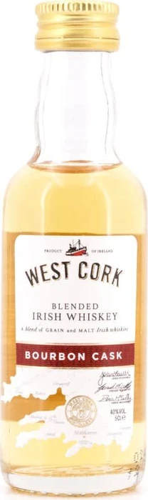 West Cork Blended Irish Whiskey Bourbon Cask 50ml