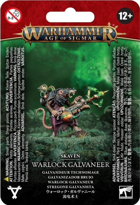 Games Workshop Warhammer Age of Sigmar - Skaven - Warlock Galvaneer
