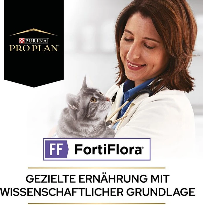 Purina Pro Plan Feline FortiFlora, Probiotika für Katzen Kauwürfel, 30 Stück