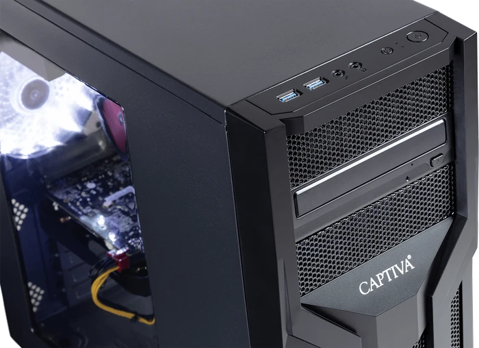 Captiva Highend Gaming I56-669, Core i5-10400F, 8GB RAM, 480GB SSD, 1TB HDD, GeForce RTX 2070
