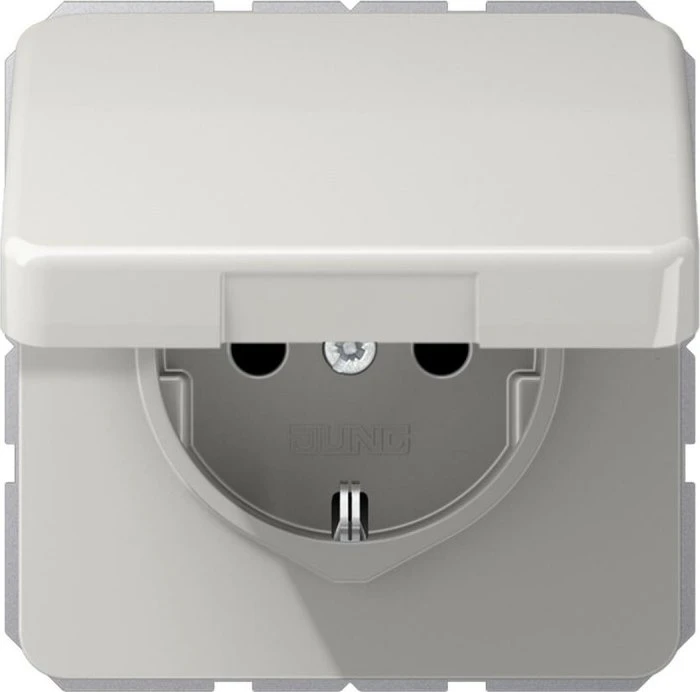 Jung Serie CD SCHUKO Steckdose 16A 250V, lichtgrau