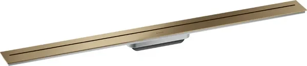 Hansgrohe Axor Drain Duschrinne, Fertigset 1000 zur Wandmontage, brushed bronze