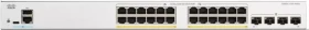 Cisco Catalyst 1200 Rackmount Gigabit Managed Switch, 24x RJ-45, 4x SFP+, 195W PoE+ (C1200-24P-4X)