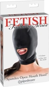 Pipedream Fetish Fantasy Spandex Open Mouth Hood Maske