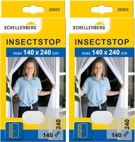 Schellenberg Fliegengitter-Vorhang 140x240cm weiß