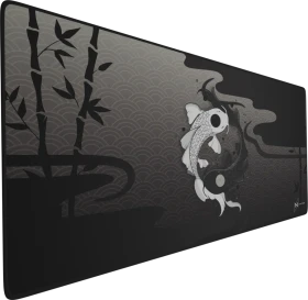 Nyfter Nyfpad 3XL Koi Gaming Mousepad, 1200x600mm, Bamboo Black