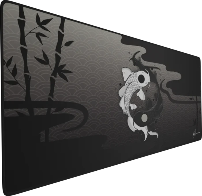 Nyfter Nyfpad 3XL Koi Gaming Mousepad, 1200x600mm, Bamboo Black